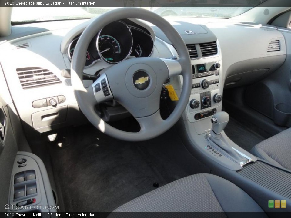 Titanium Interior Prime Interior for the 2010 Chevrolet Malibu LS Sedan #46255843