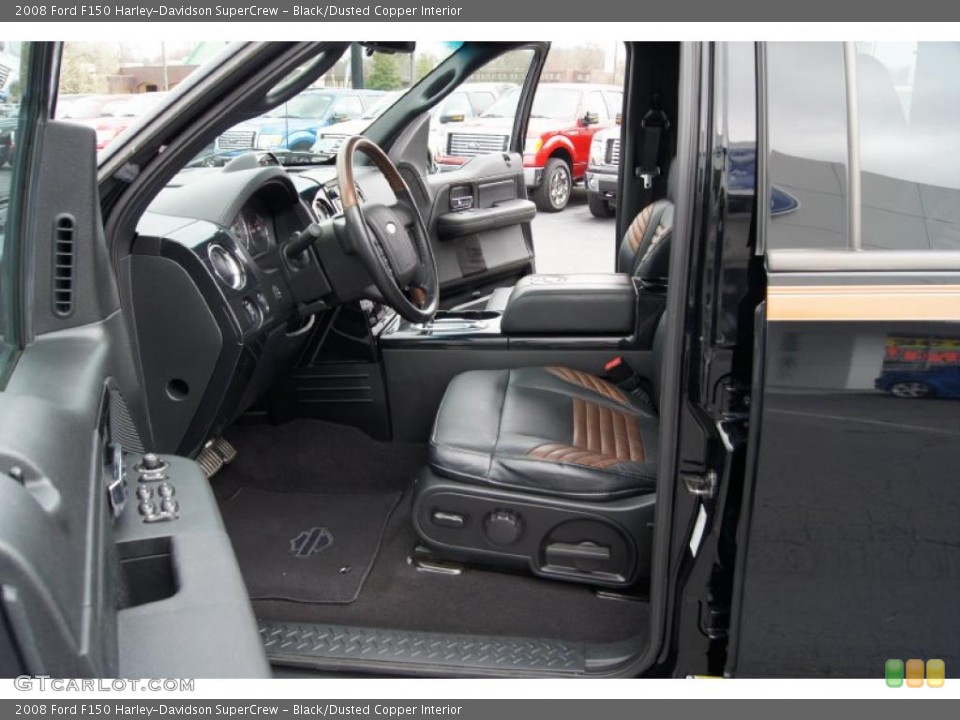 Black/Dusted Copper Interior Photo for the 2008 Ford F150 Harley-Davidson SuperCrew #46256023
