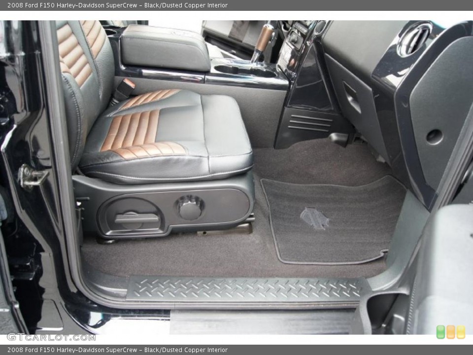 Black/Dusted Copper Interior Photo for the 2008 Ford F150 Harley-Davidson SuperCrew #46256038