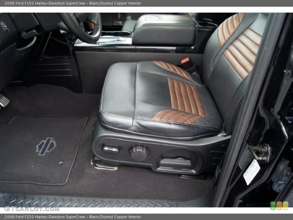Black/Dusted Copper Interior Photo for the 2008 Ford F150 Harley-Davidson SuperCrew #46256101