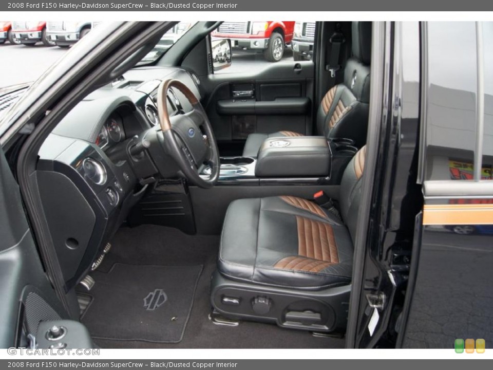 Black/Dusted Copper Interior Photo for the 2008 Ford F150 Harley-Davidson SuperCrew #46256107