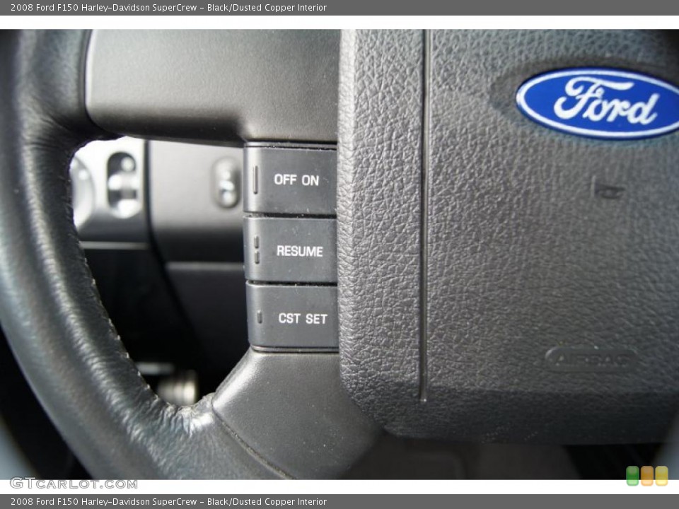 Black/Dusted Copper Interior Controls for the 2008 Ford F150 Harley-Davidson SuperCrew #46256125