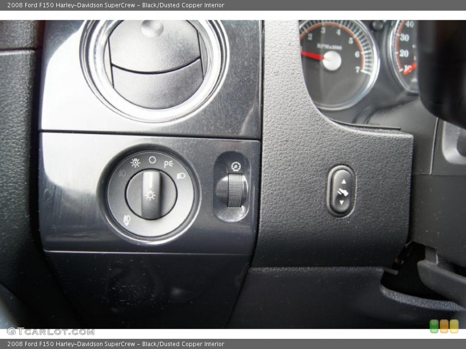 Black/Dusted Copper Interior Controls for the 2008 Ford F150 Harley-Davidson SuperCrew #46256158