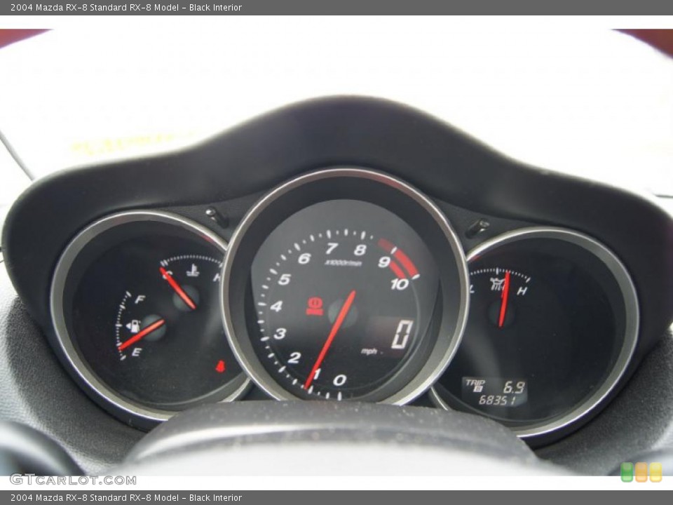 Black Interior Gauges for the 2004 Mazda RX-8  #46256314