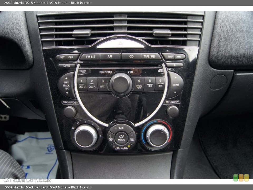 Black Interior Controls for the 2004 Mazda RX-8  #46256362
