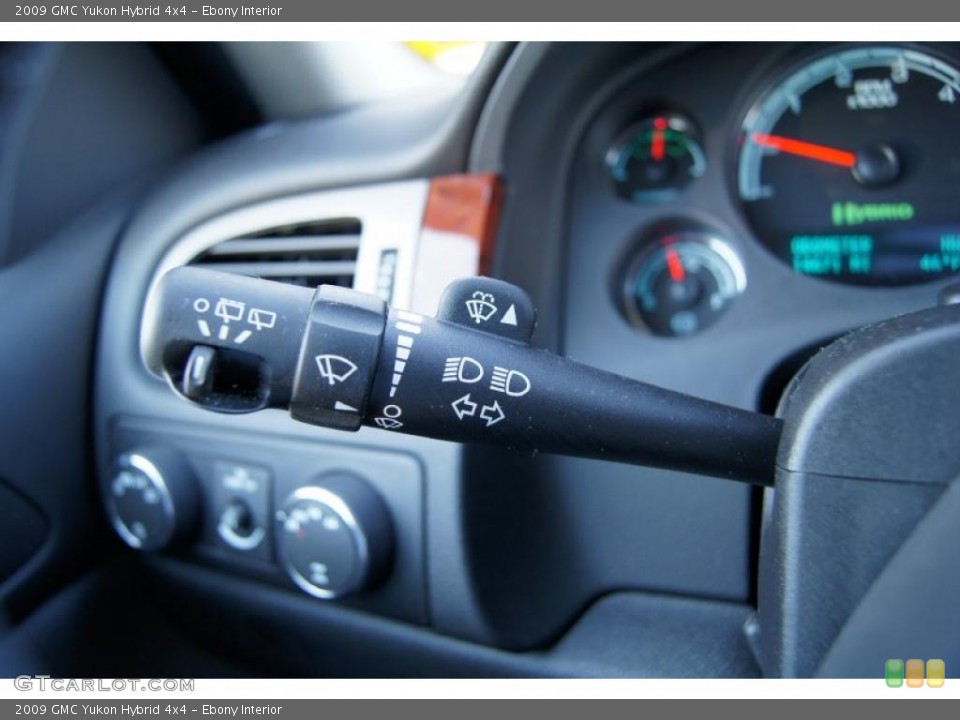 Ebony Interior Controls for the 2009 GMC Yukon Hybrid 4x4 #46256776