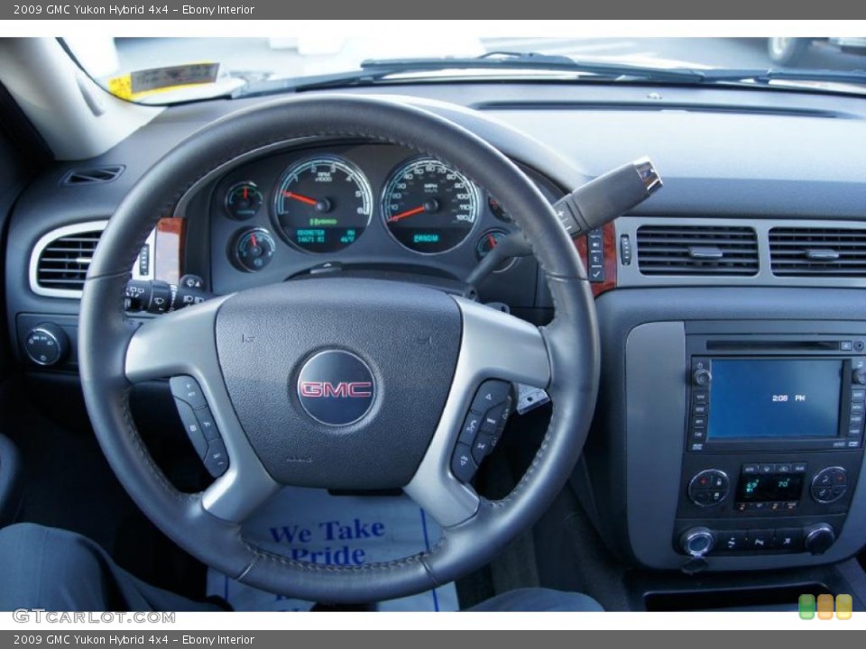 Ebony Interior Steering Wheel for the 2009 GMC Yukon Hybrid 4x4 #46256803