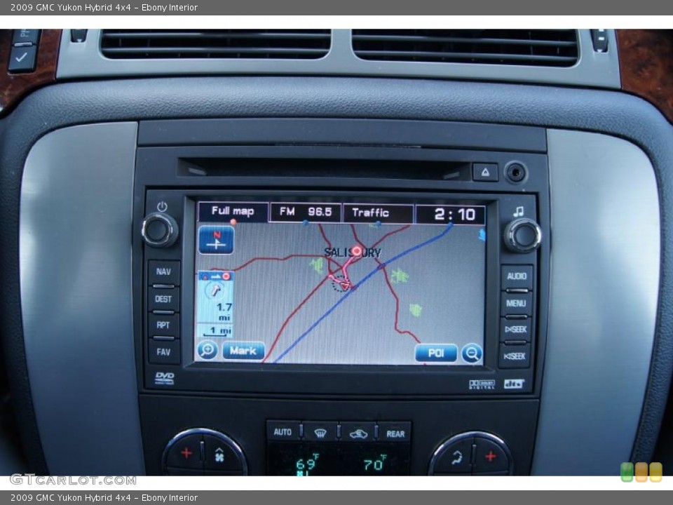 Ebony Interior Navigation for the 2009 GMC Yukon Hybrid 4x4 #46256818