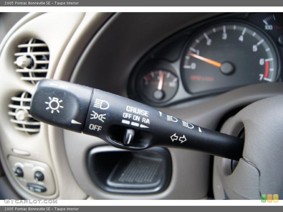 Taupe Interior Controls for the 2005 Pontiac Bonneville SE #46259483