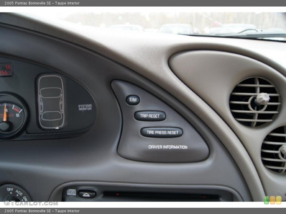 Taupe Interior Controls for the 2005 Pontiac Bonneville SE #46259512