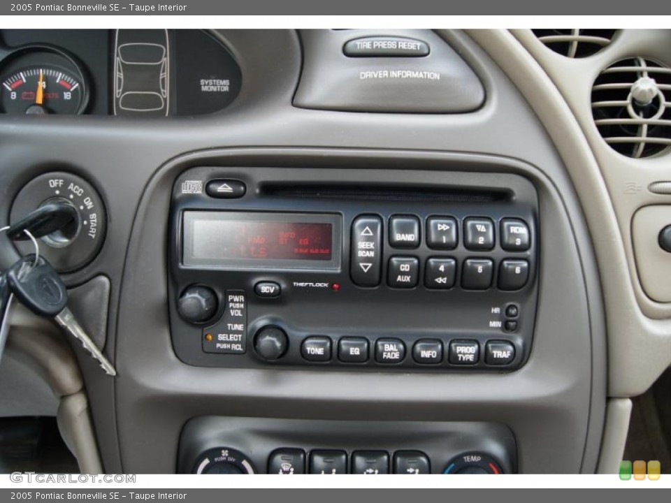 Taupe Interior Controls for the 2005 Pontiac Bonneville SE #46259521
