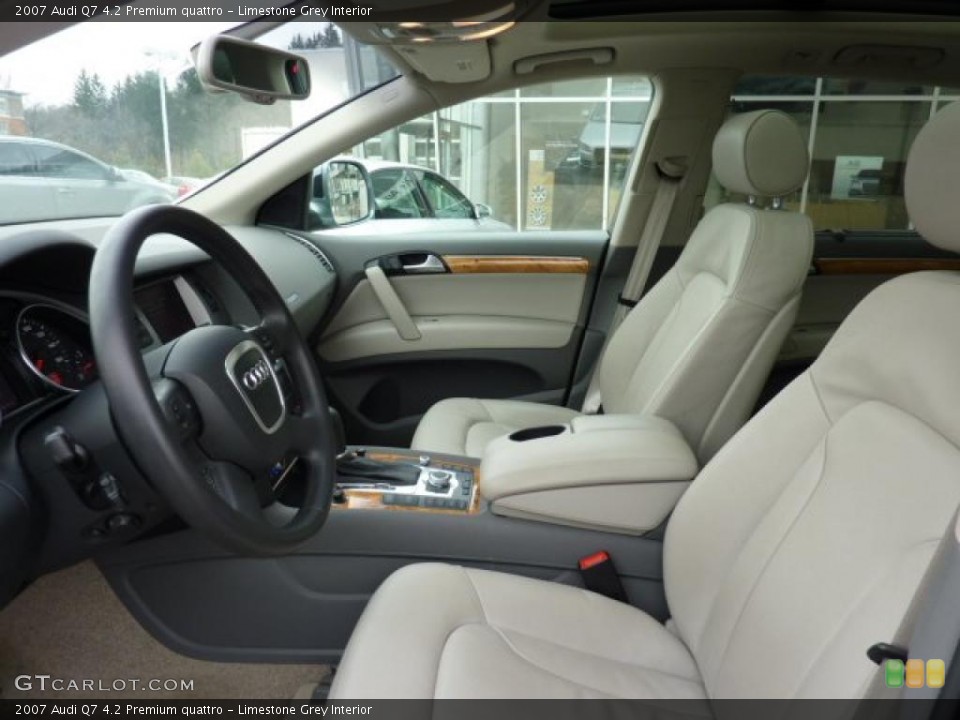 Limestone Grey Interior Photo for the 2007 Audi Q7 4.2 Premium quattro #46259656