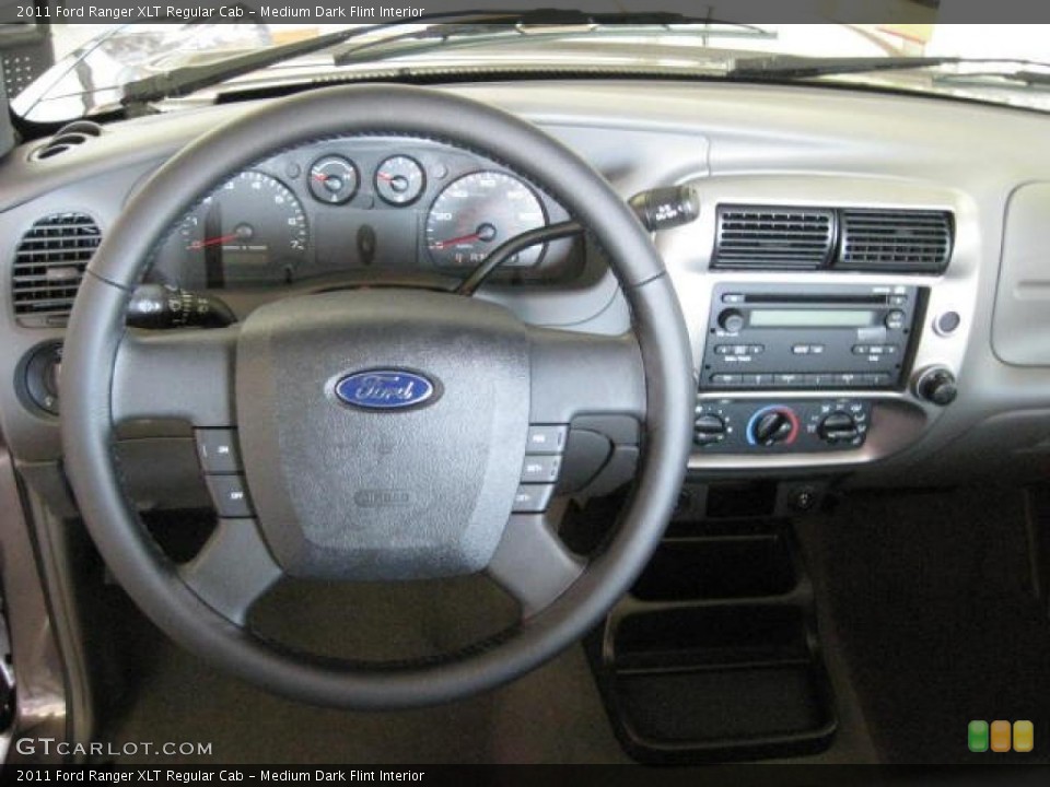 Medium Dark Flint Interior Dashboard for the 2011 Ford Ranger XLT Regular Cab #46263235