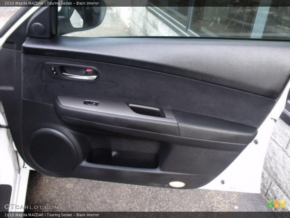 Black Interior Door Panel for the 2010 Mazda MAZDA6 i Touring Sedan #46264486