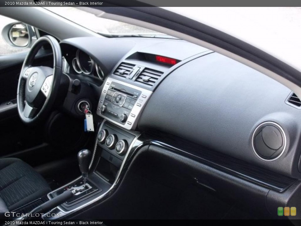 Black Interior Dashboard for the 2010 Mazda MAZDA6 i Touring Sedan #46264498