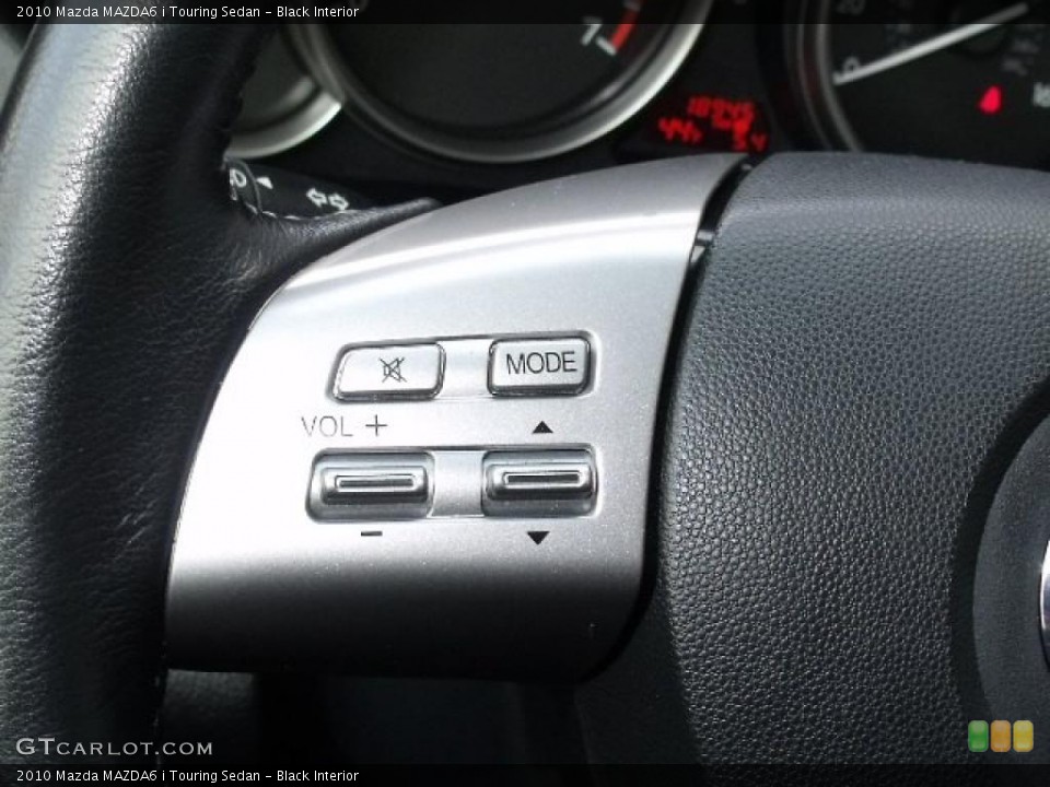 Black Interior Controls for the 2010 Mazda MAZDA6 i Touring Sedan #46264630