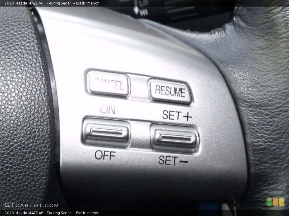 Black Interior Controls for the 2010 Mazda MAZDA6 i Touring Sedan #46264639