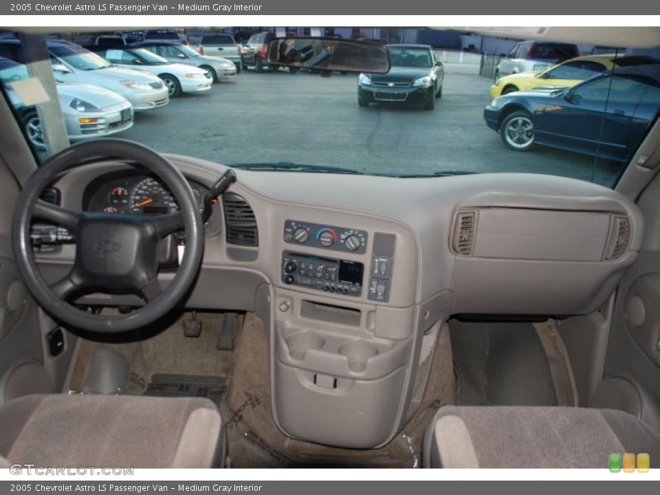 Medium Gray Interior Dashboard for the 2005 Chevrolet Astro LS Passenger Van #46265059