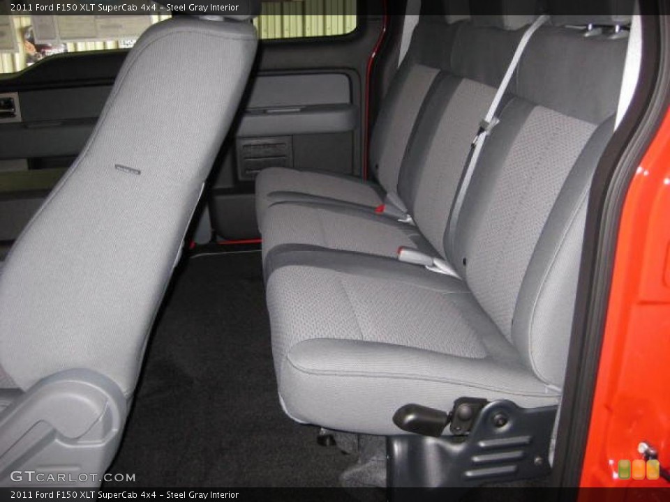 Steel Gray Interior Photo for the 2011 Ford F150 XLT SuperCab 4x4 #46265287