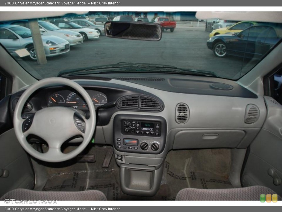 Mist Gray Interior Dashboard for the 2000 Chrysler Voyager  #46265374