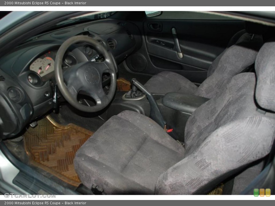 Black Interior Photo for the 2000 Mitsubishi Eclipse RS Coupe #46265545