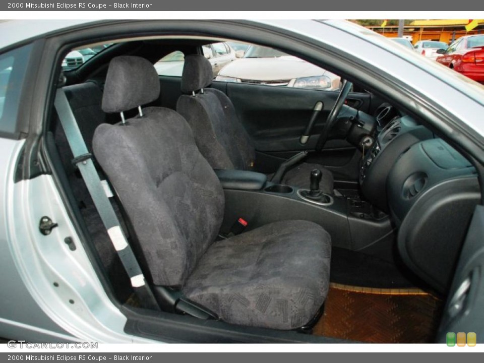 Black Interior Photo for the 2000 Mitsubishi Eclipse RS Coupe #46265599