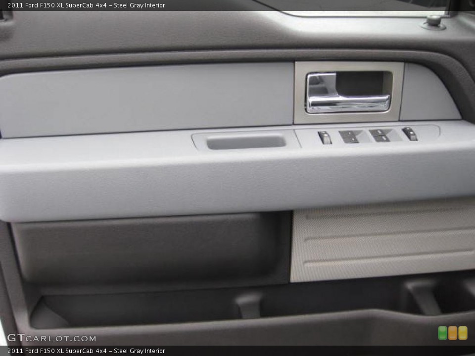 Steel Gray Interior Door Panel for the 2011 Ford F150 XL SuperCab 4x4 #46266334