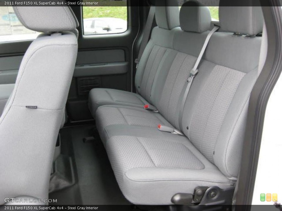 Steel Gray Interior Photo for the 2011 Ford F150 XL SuperCab 4x4 #46266340