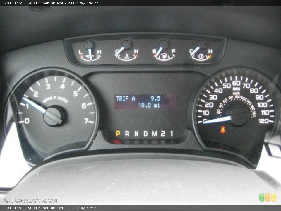 Steel Gray Interior Gauges for the 2011 Ford F150 XL SuperCab 4x4 #46266412