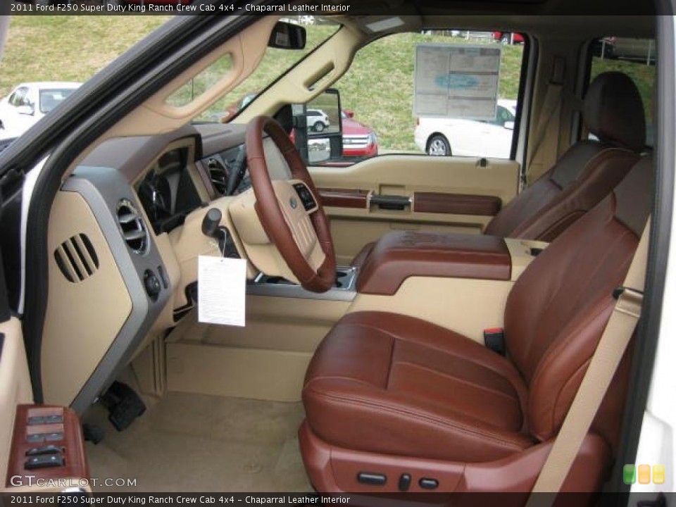 Chaparral Leather Interior Photo for the 2011 Ford F250 Super Duty King Ranch Crew Cab 4x4 #46266487