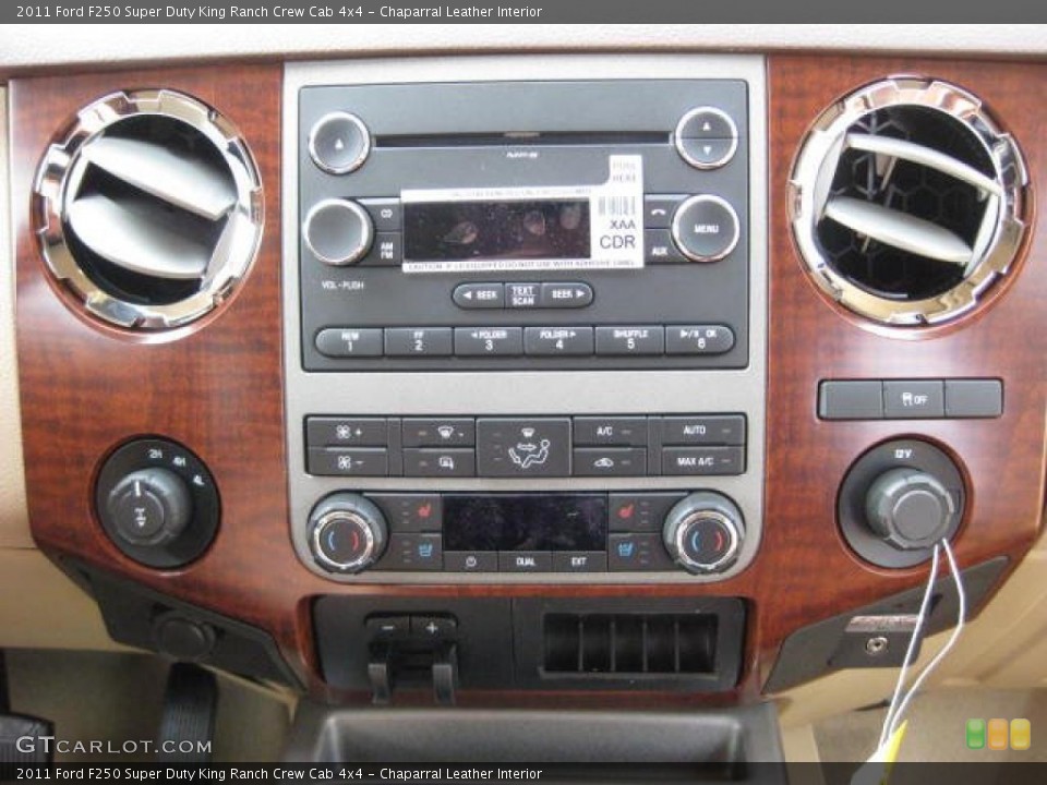 Chaparral Leather Interior Controls for the 2011 Ford F250 Super Duty King Ranch Crew Cab 4x4 #46266550