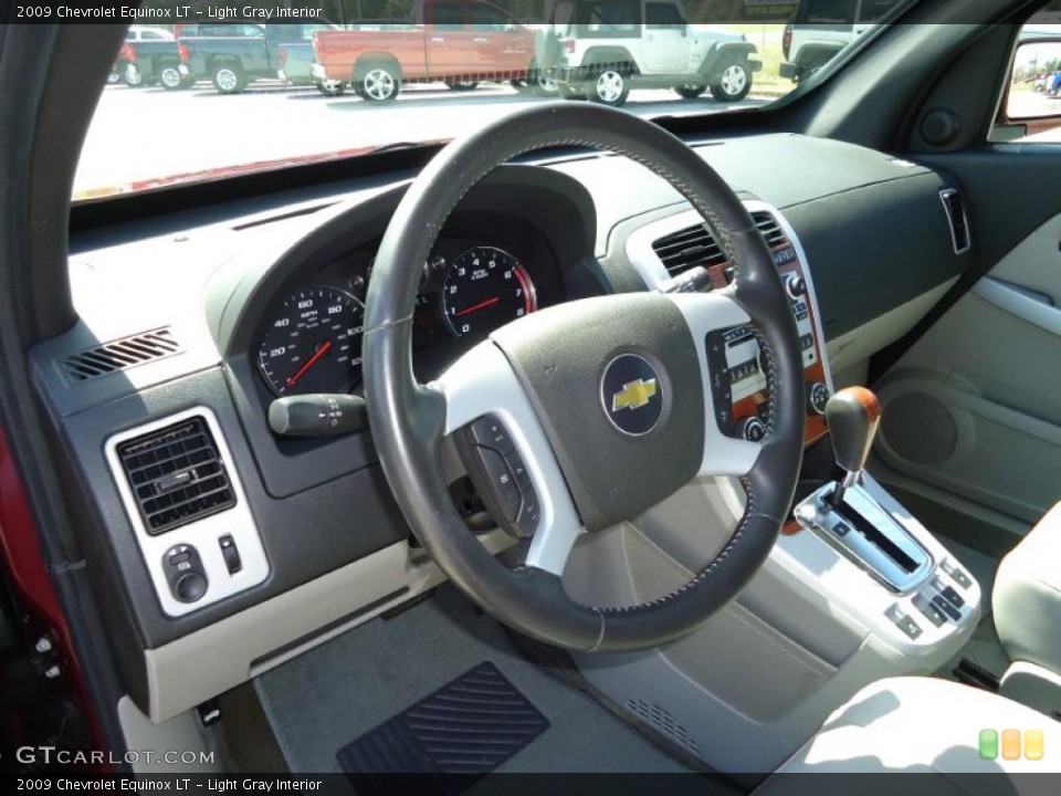 Light Gray Interior Steering Wheel for the 2009 Chevrolet Equinox LT #46267267