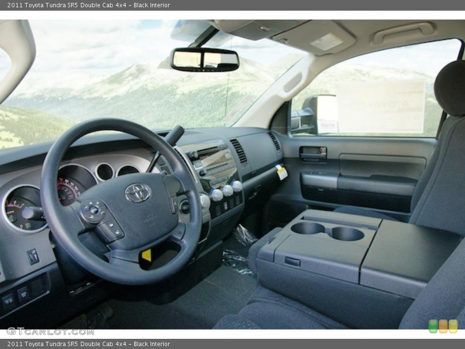 Black Interior Photo for the 2011 Toyota Tundra SR5 Double Cab 4x4 #46270024