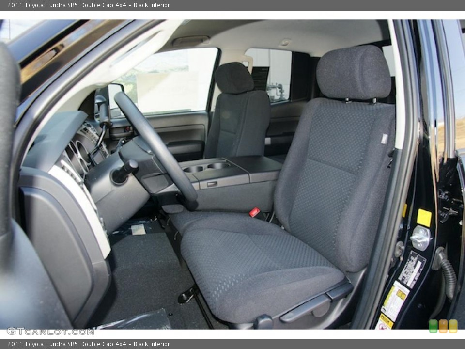 Black Interior Photo for the 2011 Toyota Tundra SR5 Double Cab 4x4 #46270036