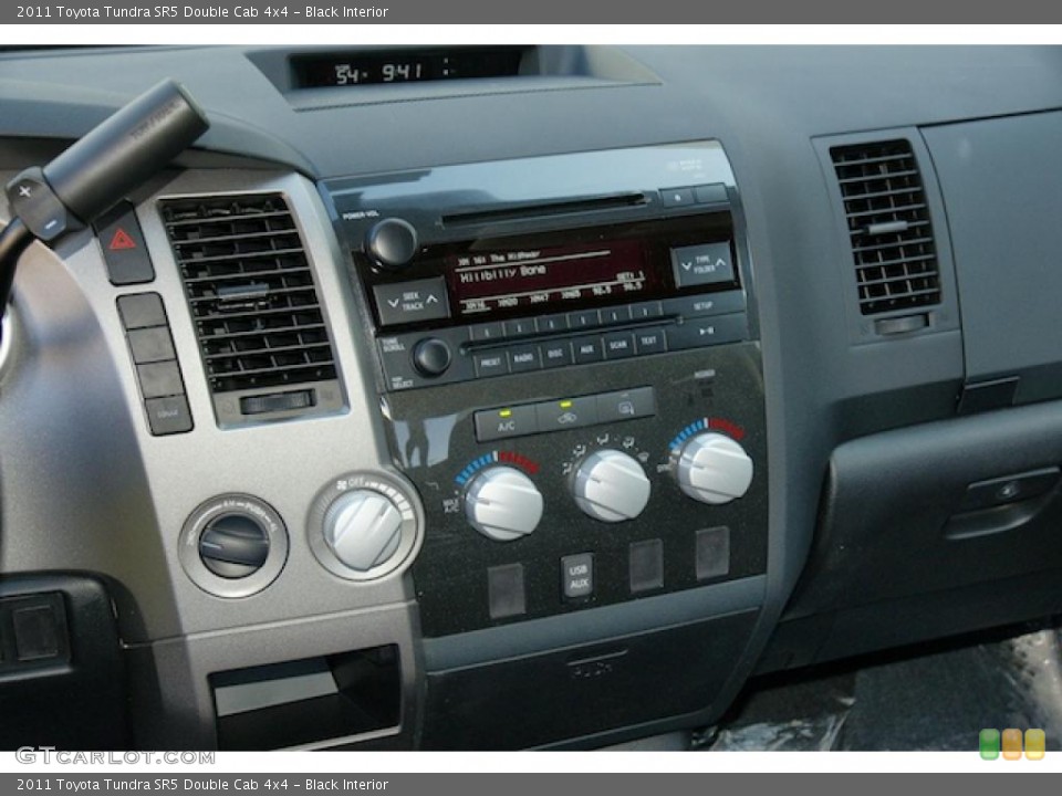 Black Interior Controls for the 2011 Toyota Tundra SR5 Double Cab 4x4 #46270072
