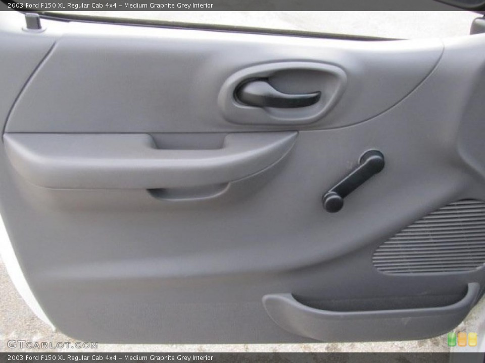 Medium Graphite Grey Interior Door Panel for the 2003 Ford F150 XL Regular Cab 4x4 #46270540