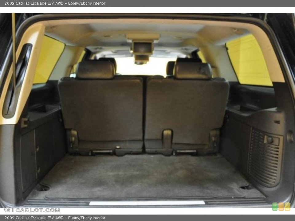 Ebony/Ebony Interior Trunk for the 2009 Cadillac Escalade ESV AWD #46271620