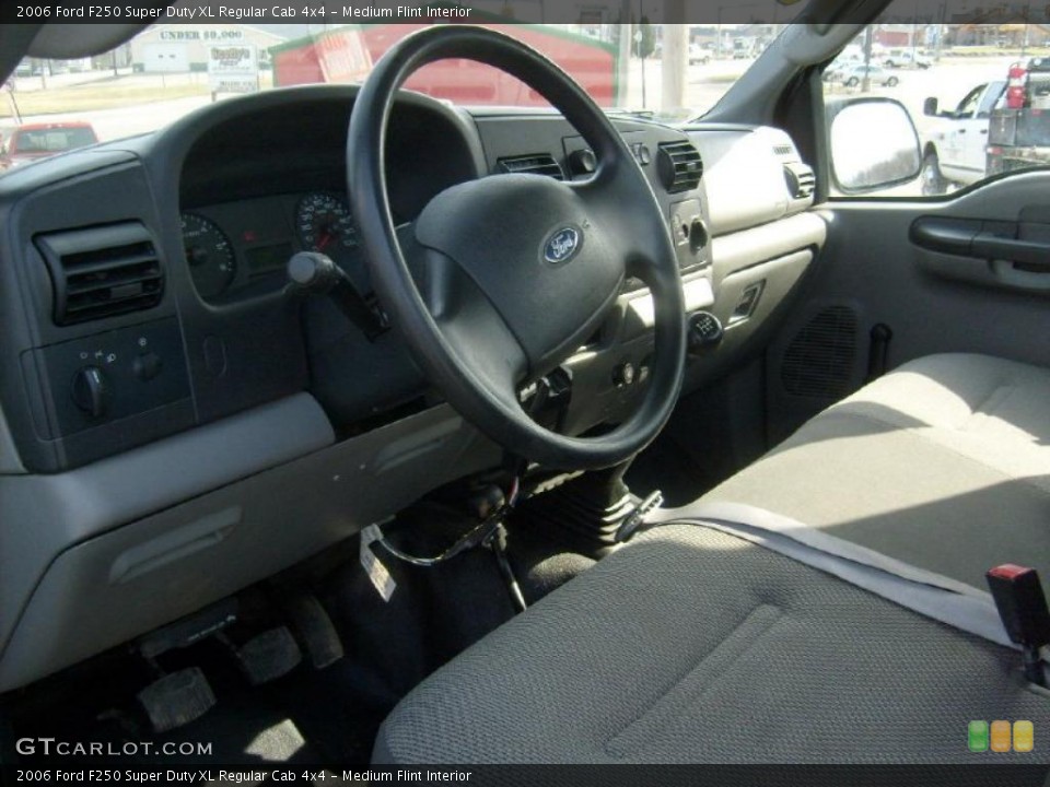 Medium Flint Interior Prime Interior for the 2006 Ford F250 Super Duty XL Regular Cab 4x4 #46273763