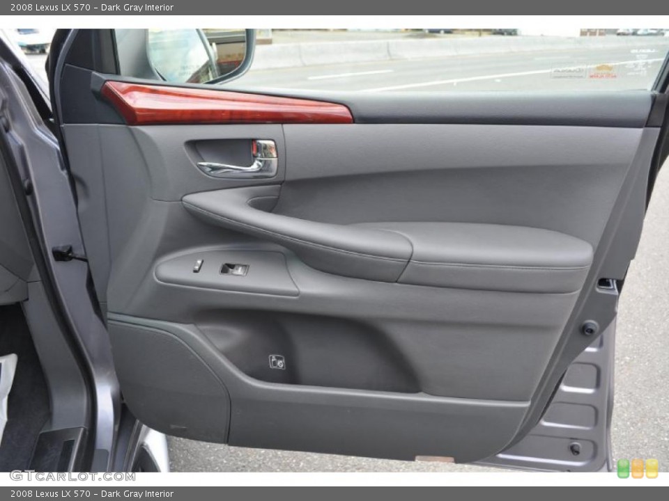 Dark Gray Interior Door Panel for the 2008 Lexus LX 570 #46273897