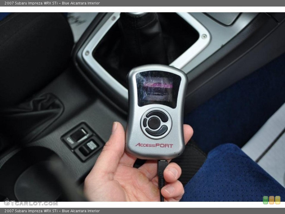 Blue Alcantara Interior Controls for the 2007 Subaru Impreza WRX STi #46274144