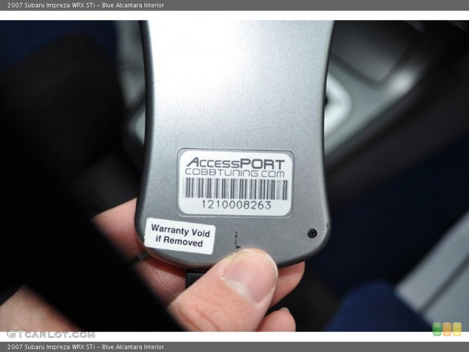 Blue Alcantara Interior Controls for the 2007 Subaru Impreza WRX STi #46274150