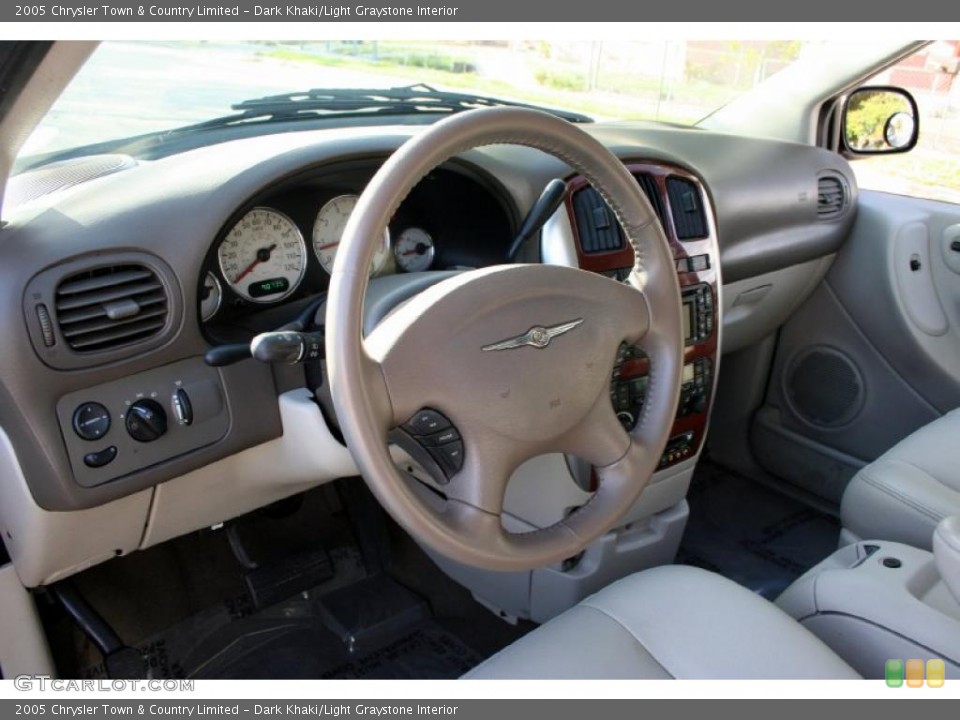 Dark Khaki/Light Graystone Interior Prime Interior for the 2005 Chrysler Town & Country Limited #46276530