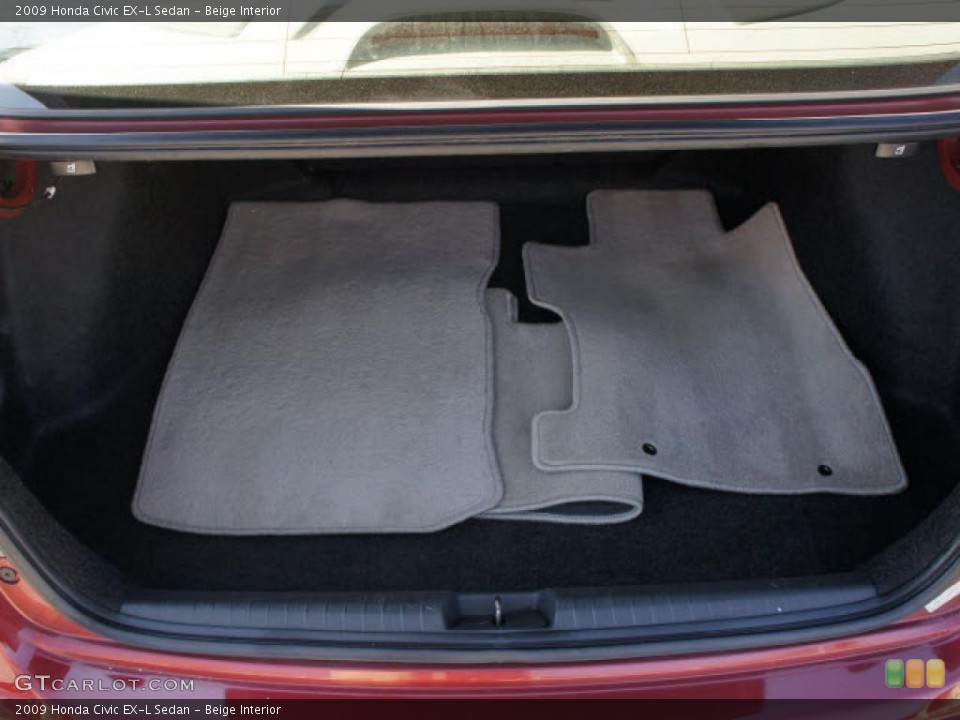 Beige Interior Trunk for the 2009 Honda Civic EX-L Sedan #46276725