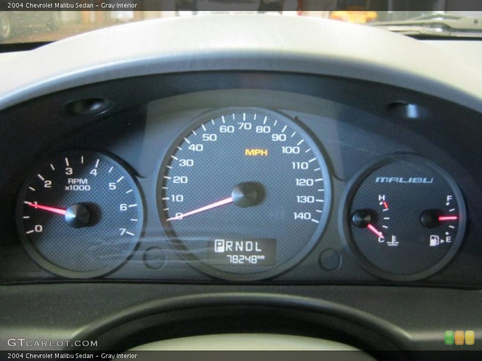 Gray Interior Gauges for the 2004 Chevrolet Malibu Sedan #46279479