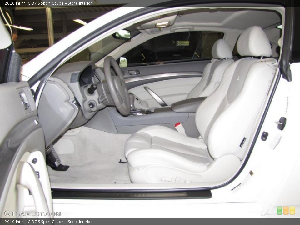 Stone Interior Photo for the 2010 Infiniti G 37 S Sport Coupe #46281213