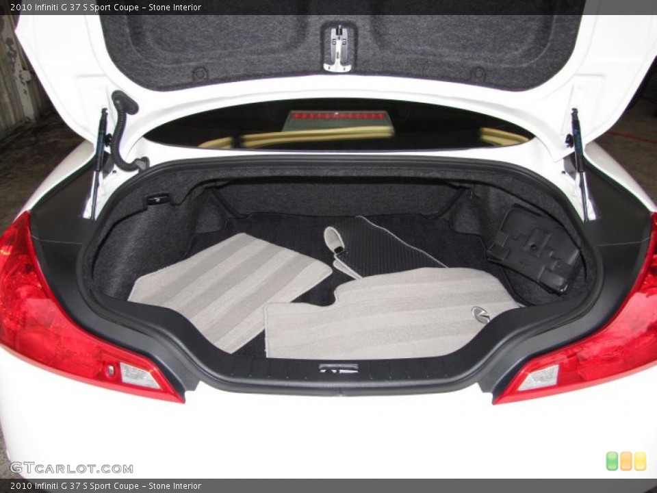 Stone Interior Trunk for the 2010 Infiniti G 37 S Sport Coupe #46281369