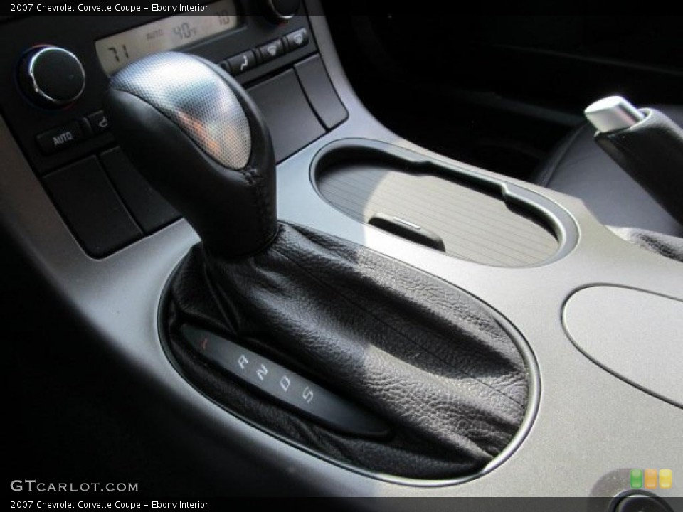 Ebony Interior Transmission for the 2007 Chevrolet Corvette Coupe #46281507