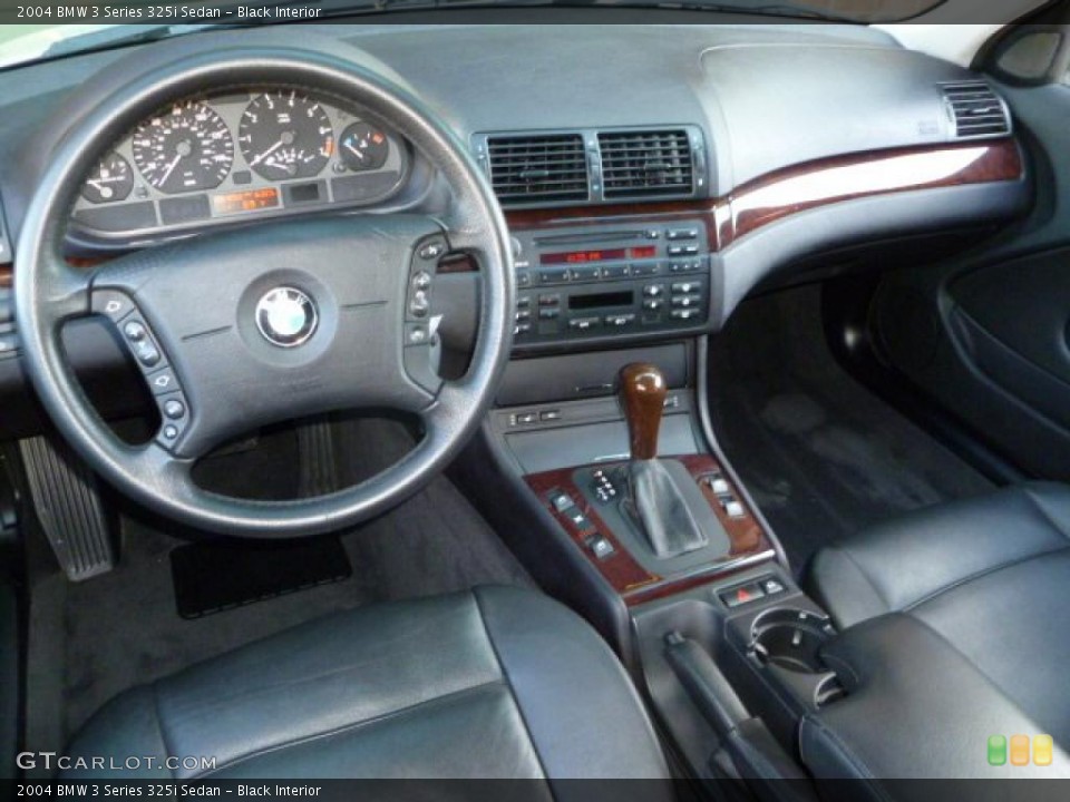 Black Interior Prime Interior for the 2004 BMW 3 Series 325i Sedan #46282650