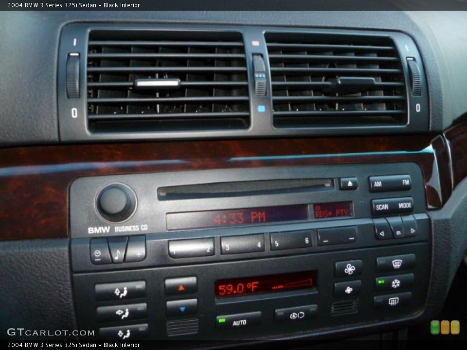 Black Interior Controls for the 2004 BMW 3 Series 325i Sedan #46282785