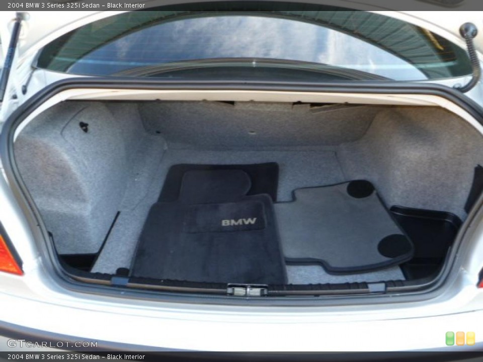 Black Interior Trunk for the 2004 BMW 3 Series 325i Sedan #46282854